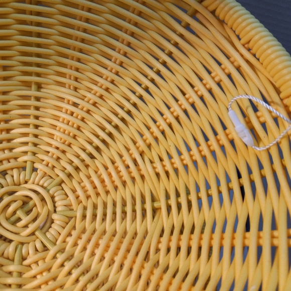 Ciroa Tier Summer Pineapple Resin Wicker Rattan Woven Fruit Vegetable Basket - Picture 2 of 16